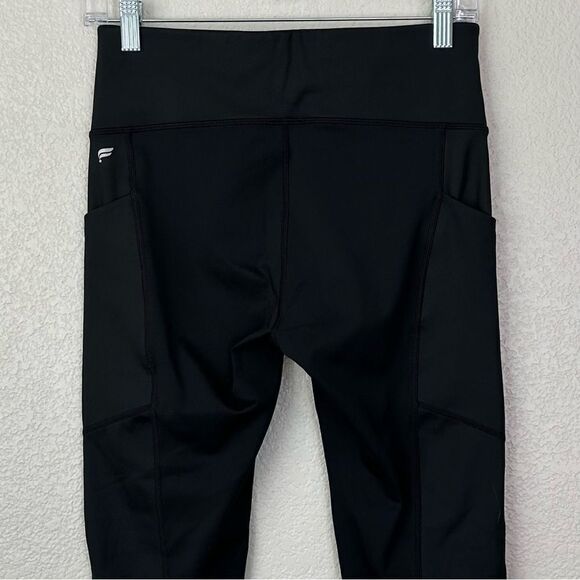 Fabletics Ultracool Black Shine Panel 7/8 Athletic Leggings - Picture 8 of 12